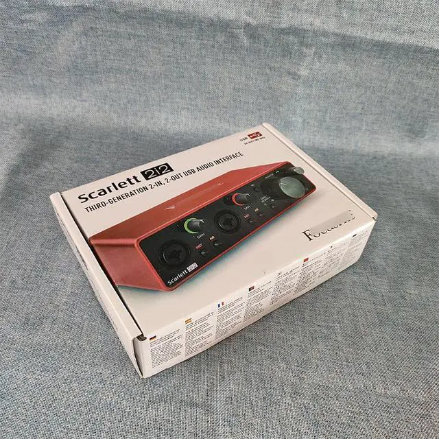 Alt view image 3 of 5 - Scarlett 2i2 professional computer external sound card for live recording of USB instruments and music arrangement