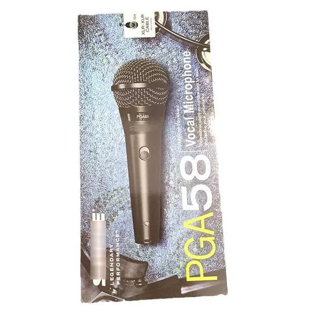 Alt view image 4 of 5 - High-end PGA58 XLR wired microphone, suitable for stage performances, singing, speeches, handheld moving-coil microphone