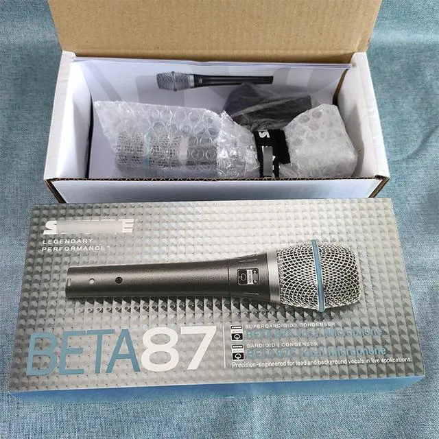 Alt view image 3 of 5 - BETA87A 87A high-end wired condenser microphone with super cardioid stage professional recording microphone