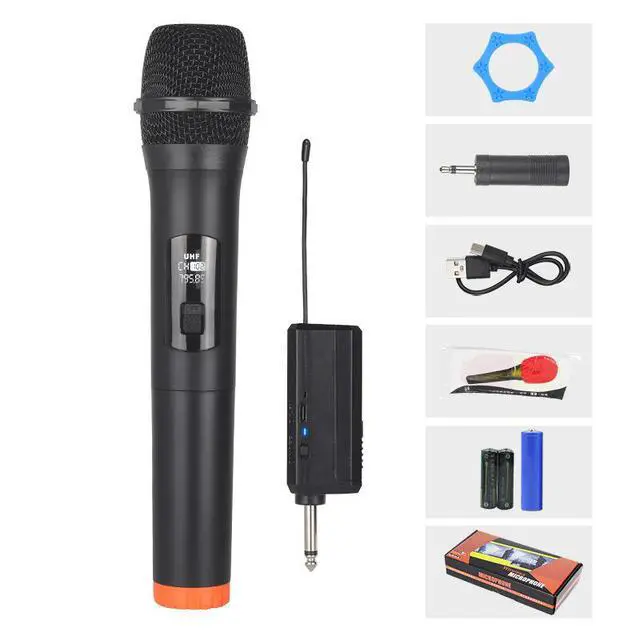 Alt view image 2 of 6 - One-to-two wireless microphone for live streaming, home singing, moving coil universal microphone, handheld microphone