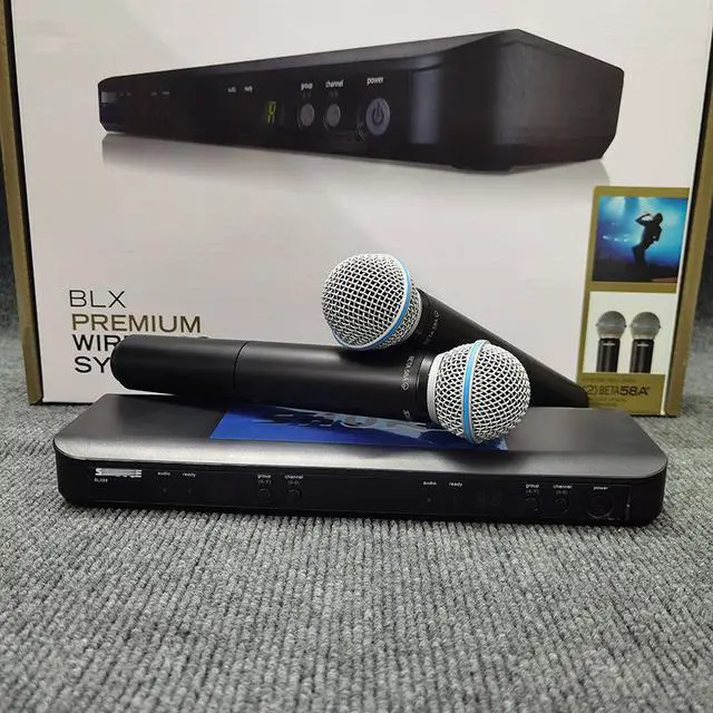 Alt view image 2 of 5 - BLX288/BETA58A SM58 Wireless Microphone - Two-in-One Stage Performance Dynamic Microphone