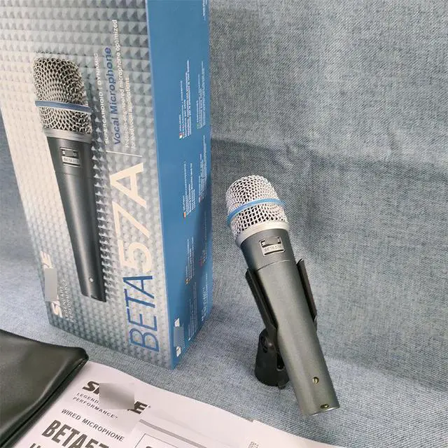 Alt view image 2 of 5 - BETA57A Wired Dynamic Microphone Professional Stage Performance Karaoke Instrument Sound Pickup Handheld Microphone