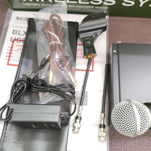 Alt view image 4 of 5 - BLX24R SM Beta58A Wireless Microphone - Portable Dynamic Microphone for Live Stage Performances British system