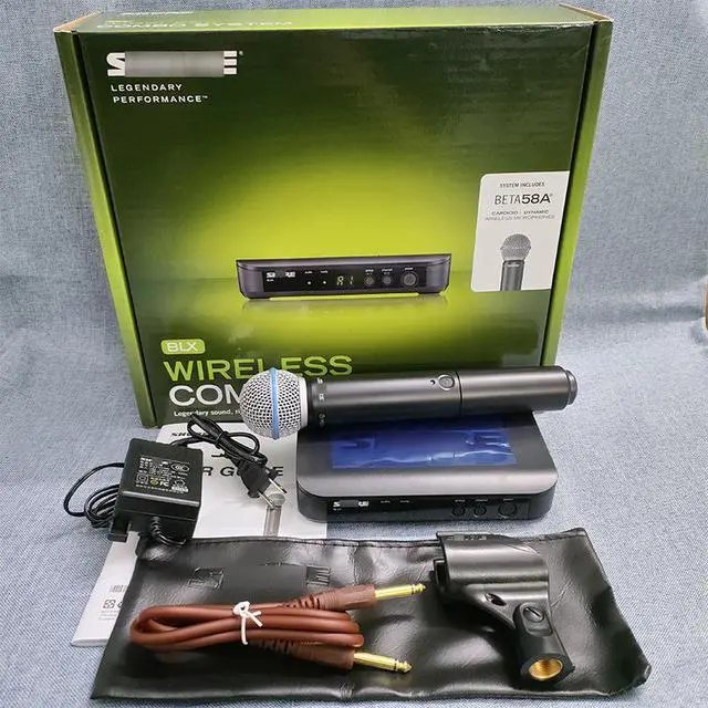 Alt view image 4 of 5 - BLX24 Q25 Wireless Microphone Beta58A L19 Live Performance Dynamic Microphone for Stage Use American plug