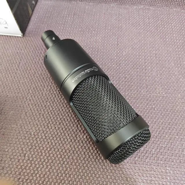 Alt view image 5 of 5 - AT2035 Capacitor Microphone - Computer Live Streaming Singing Large-Diameter Diaphragm Sound Card - Export Microphone