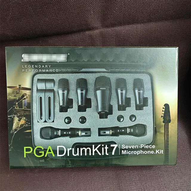 Alt view image 5 of 5 - PGADRUMKIT7 microphone set, instrument stand, drum instrument, microphone pickup, stage performance, microphone