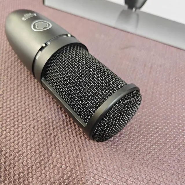 Alt view image 3 of 5 - P120 Capacitor Microphone Recording Studio Host Live Voice Book Special Large-Diameter Diaphragm Sound Card Microphone