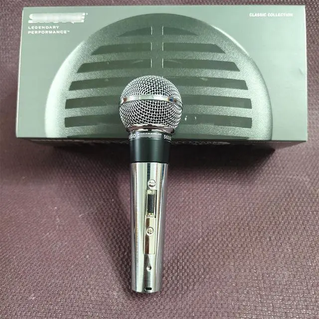 Alt view image 4 of 5 - 565SD Wired Moving-Coil Microphone - Professional Stage Performance, Singing, Speech, Live Streaming, Recording, Outdoor Use Microphone