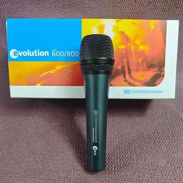 Alt view image 5 of 5 - E835s Wired Dynamic Microphone - Professional Microphone for Stage Performances, Karaoke Hosting and Live Streaming