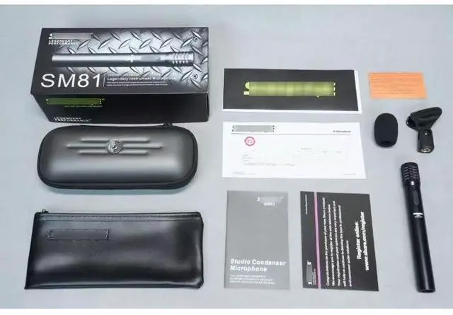 Main image of SM81 Capacitive Microphone - Professional Small-Diameter Diaphragm Recording Microphone for Piano, Guitar and Live Broadcasting