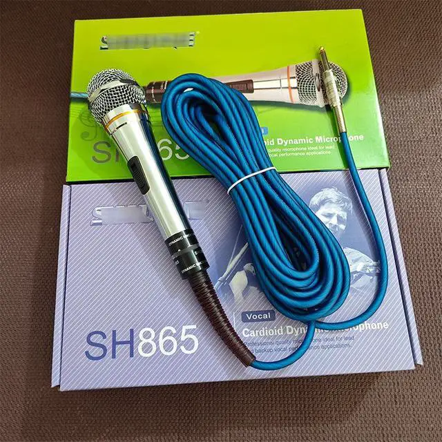 Alt view image 4 of 5 - SH865 Wired Microphone - Professional Dynamic Microphone for KTV Performances, Singing, Weddings and Ceremonies