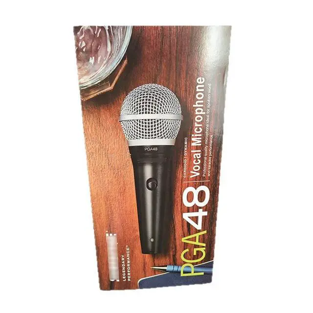 Alt view image 3 of 5 - PGA48 Wired Moving-Coil Microphone Professional Stage Karaoke Host Live Broadcasting Microphone Specification
