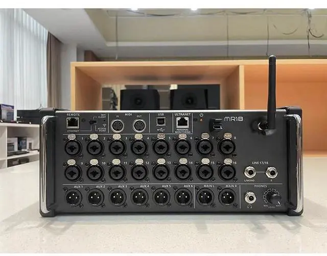 Alt view image 4 of 4 - MR18 Rack-mounted Digital Mixing Console - 18-channel professional digital mixing for stage performances, band concerts, and live events.