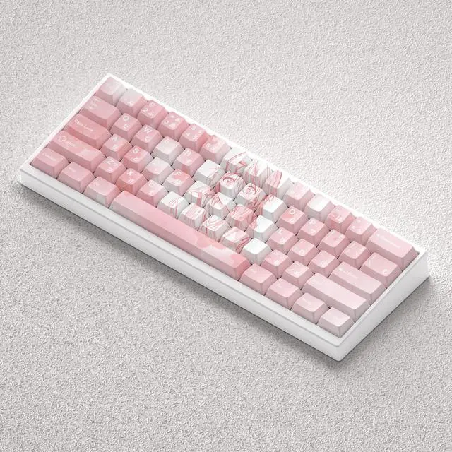 Alt view image 3 of 4 - Hikari Miyano Keycap April is the theme of your lies. Original factory height PBT. Fully engraved. Compatible with 60, 65, 68.