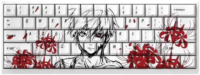 Main image of Kimura Key Cap Tokyo Vampiric Theme 2D Original Factory Height PBT Compatible with 60, 65, 68