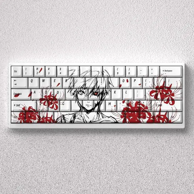Alt view image 4 of 5 - Kimura Key Cap Tokyo Vampiric Theme 2D Original Factory Height PBT Compatible with 60, 65, 68