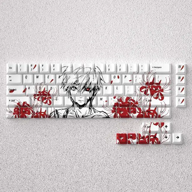 Alt view image 5 of 5 - Kimura Key Cap Tokyo Vampiric Theme 2D Original Factory Height PBT Compatible with 60, 65, 68