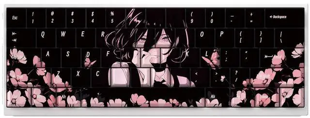 Main image of Razelle keycap original factory height electric saw human 2D theme keycap with opaque surface engraved, compatible with 606568.