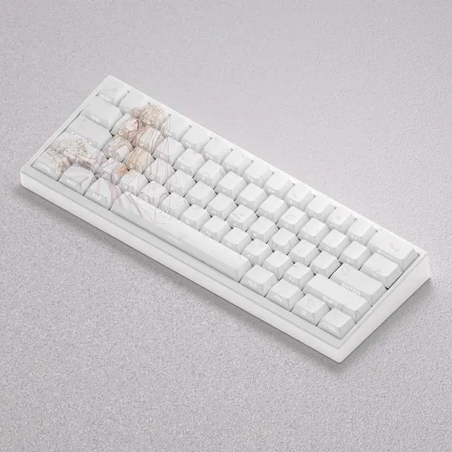 Alt view image 4 of 5 - Shinzo Shibano Keycap 2D Theme Original Factory High-Grade Side Etching with Transparent Light Transmission PBT Compatible with 6065687587