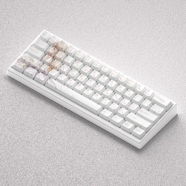 Alt view image 2 of 5 - Shinzo Tsunoda Keycap 2D Theme Original Factory Height PBT Fully Engraved Compatible with 60, 65, 68
