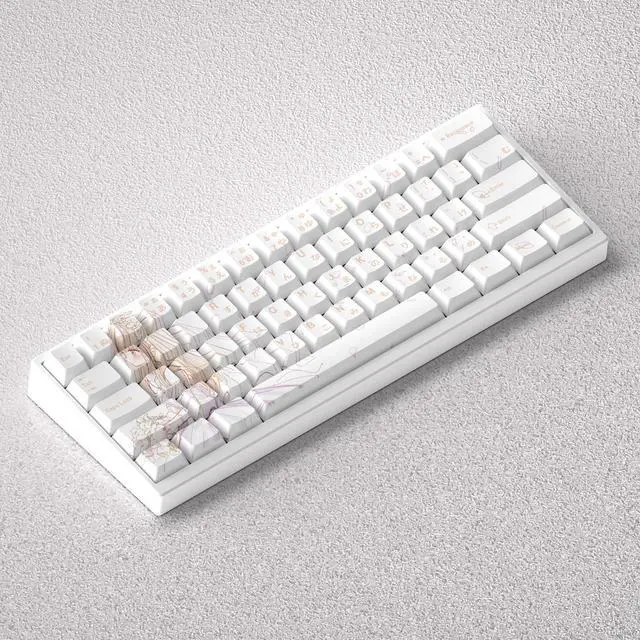 Alt view image 3 of 5 - Shinzo Tsunoda Keycap 2D Theme Original Factory Height PBT Fully Engraved Compatible with 60, 65, 68