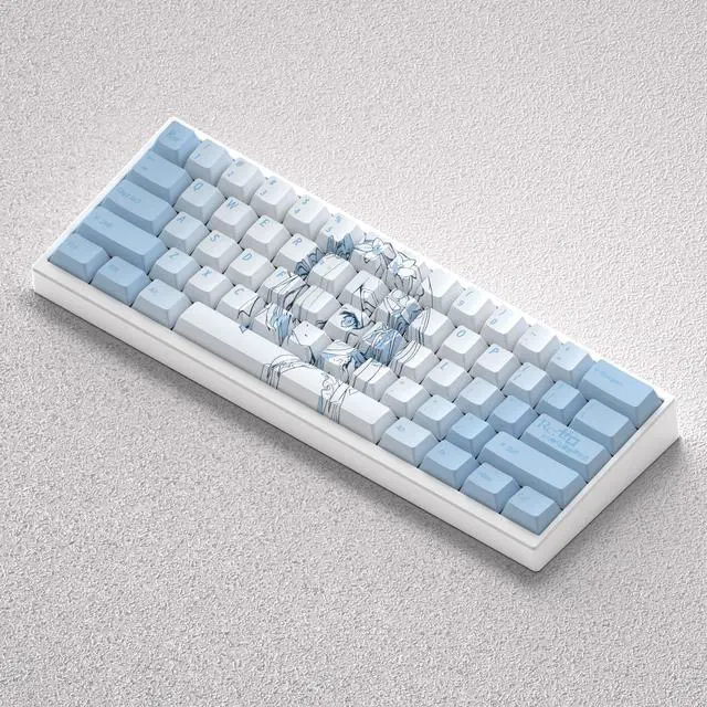 Alt view image 3 of 5 - Raim keycaps original height, 2D engraving, non-transparent PBT material, suitable for 60, 65, 68 keyboards.