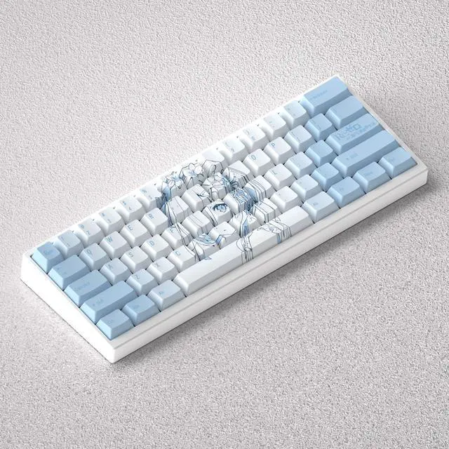 Alt view image 4 of 5 - Raim keycaps original height, 2D engraving, non-transparent PBT material, suitable for 60, 65, 68 keyboards.