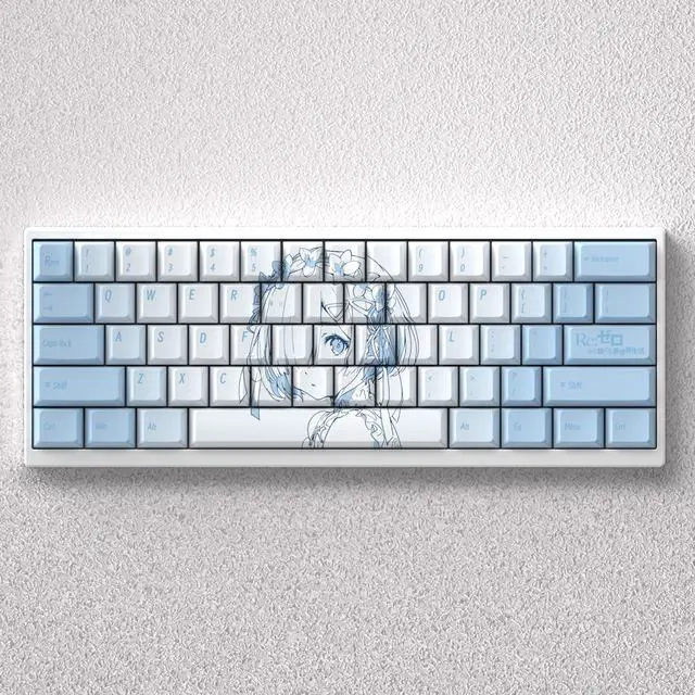 Alt view image 5 of 5 - Raim keycaps original height, 2D engraving, non-transparent PBT material, suitable for 60, 65, 68 keyboards.