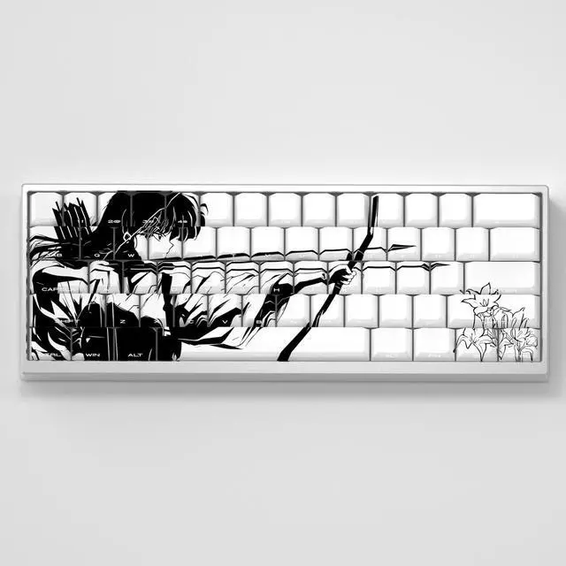 Alt view image 4 of 4 - The keycaps of the "Ji Gu" model are engraved with transparent 2D graphics that are compatible with the "atk68", "Majiaosi MAD 60", and "MAD68".
