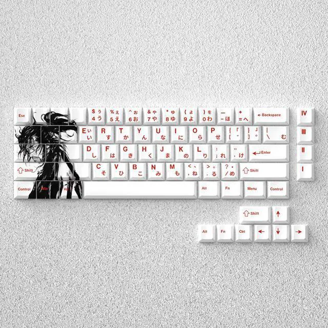 Alt view image 4 of 5 - Samurai Quest Keycap 2D Theme Original Factory High-Purity PBT Engraved Compatible with 60, 65, 68