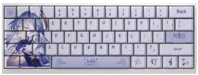 Main image of Thrush Keycap 2D Theme with High Detail Side Etching for Light Transmission PBT Compatible with 60-65-68-75-87