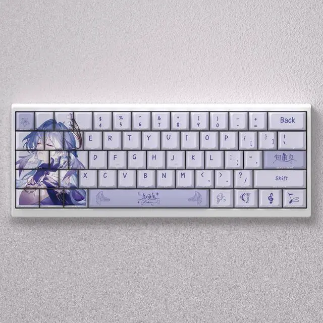 Alt view image 2 of 3 - Thrush Keycap 2D Theme with High Detail Side Etching for Light Transmission PBT Compatible with 60-65-68-75-87