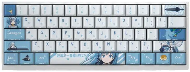 Main image of KedoLi keycap with 2D theme, highly detailed side engraving with light transmission, made of PBT material, compatible with 60-65-68-75-87