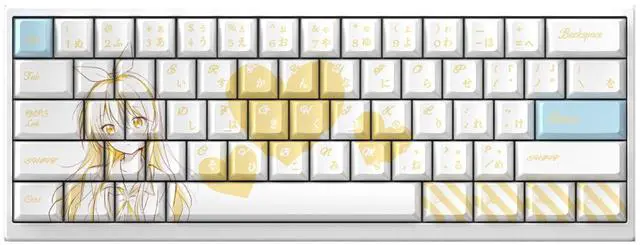 Main image of Tsuchiya Kanji Keycap - Fake Romantic Theme Keycap with PBT Material, Compatible with 60, 65, 68 Arrangement Keyboards