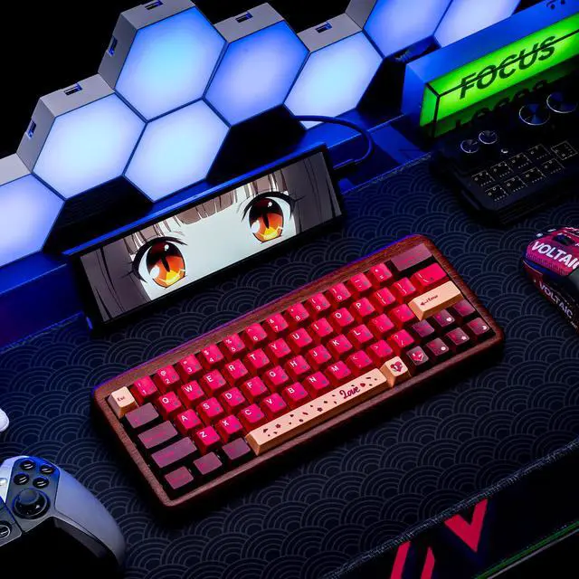 Alt view image 2 of 5 - Chocolate-flavored chocolate keycaps with a gourmet design in high color. Made of PBT material and heat-sprayed for durability. Compatible with mechanical keyboards.