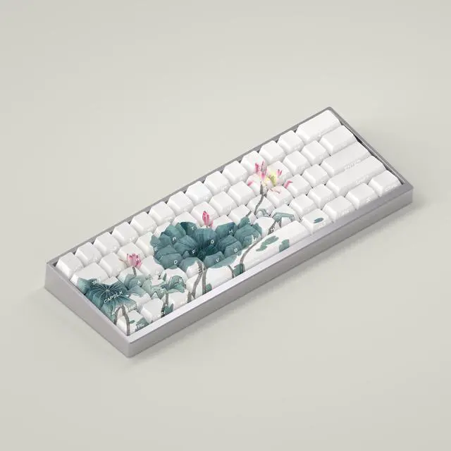 Alt view image 4 of 5 - Ailian said that the side of the keycaps are engraved with transparent PBT material, which is compatible with ATK68, American Addax, Fire68, MAD60 and MAD.