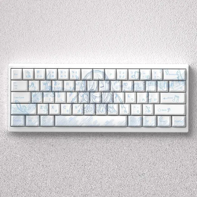 Alt view image 3 of 3 - Nakanose Sanzuki Keycap for 2D theme with high PBT finish, engraved, compatible with 60, 65, 68.