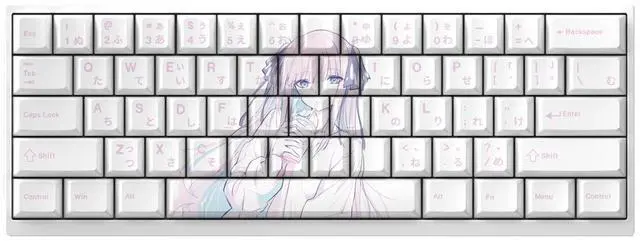 Main image of Nakano Nana Keycap 2D Theme High-Poly PBT Fully Engraved Compatible with 60, 65, 68