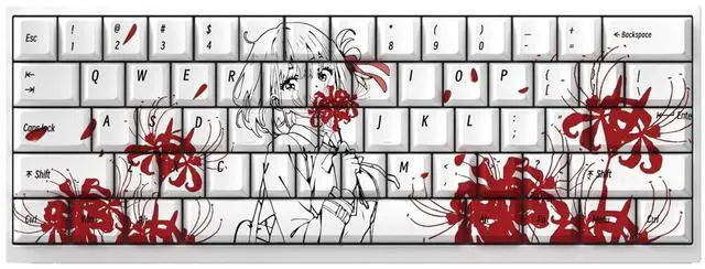 Main image of Jinmu Qianzu Keycap 2D Theme High-Grade PBT Fully Engraved Compatible with 60, 65, 68
