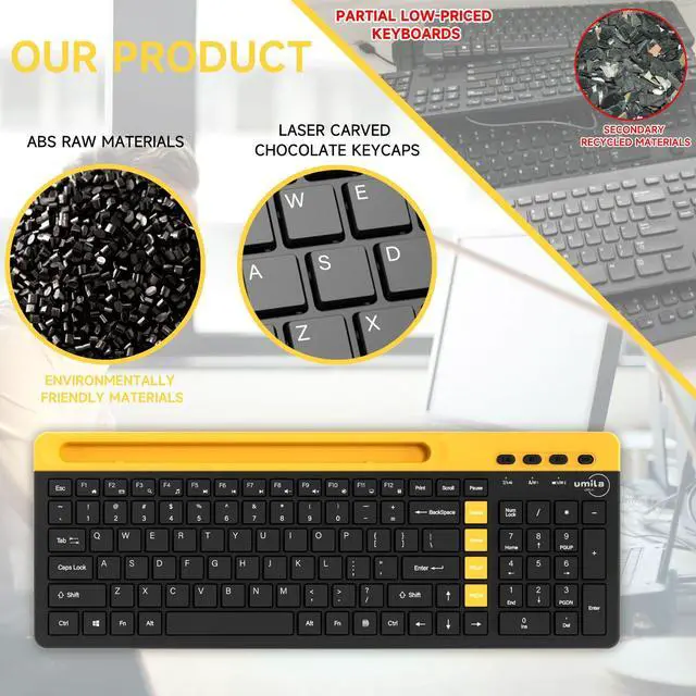 Alt view image 5 of 5 - 2.4GHz Wireless Keyboard and Mouse - Men's and Women's Computer Office High-Quality Appearance Level Keyboard and Mouse Set - Factory Special Offer Direct Sale