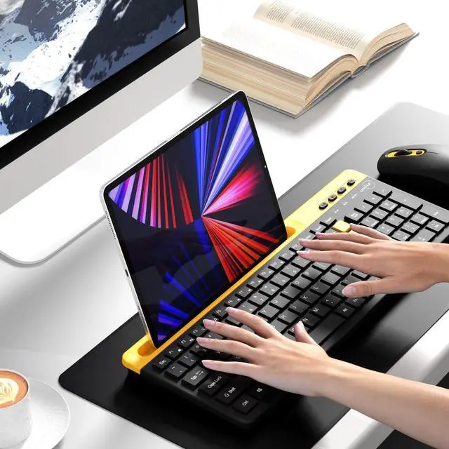 Alt view image 3 of 5 - 2.4GHz Wireless Keyboard and Mouse - Men's and Women's Computer Office High-Quality Appearance Level Keyboard and Mouse Set - Factory Special Offer Direct Sale