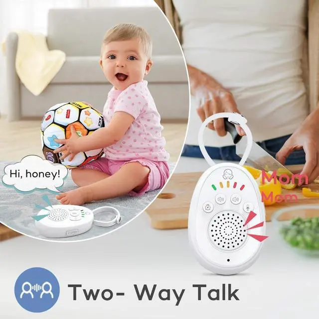 Alt view image 6 of 7 - WUSU ABM01 Lullaby Baby Walkie-Talkie Baby Monitor Baby Care Device Two-Way Communication Baby Guardian Device
