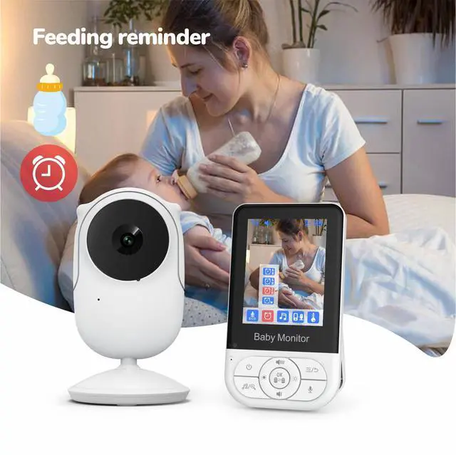 Alt view image 4 of 7 - MC628B 2.8-inch baby monitor - Wireless with screen voice communication baby monitor - Baby care device