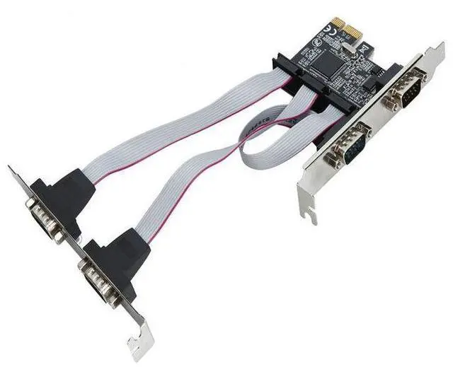 Main image of PCI-E Serial Port Card, PCIe to COM Port RS232 Interface Adapter, Industrial Expansion Card, AX99100, New Model 4-Port Serial RS232