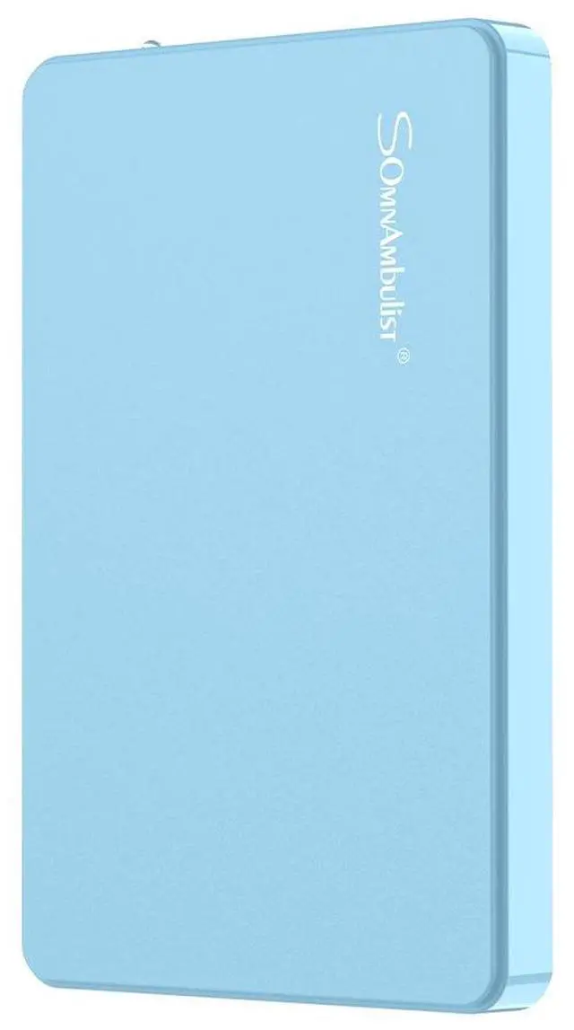 Main image of Portable External Hard Drive 500GB / 1TB / 2TB, USB 3.0 High-Speed, Compatible with Windows, Mac, Linux, Smart TV, TV Box, Router & OTG Devices 500GB blue