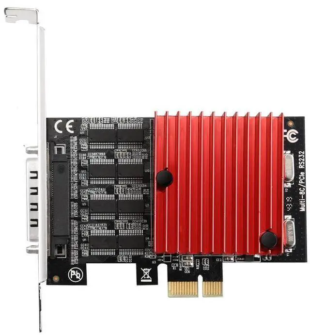 Main image of PCIe x1 to 8-Port RS232 Serial Card PCIe to 8-port COM Expansion Adapter for Desktop PC, WCH384