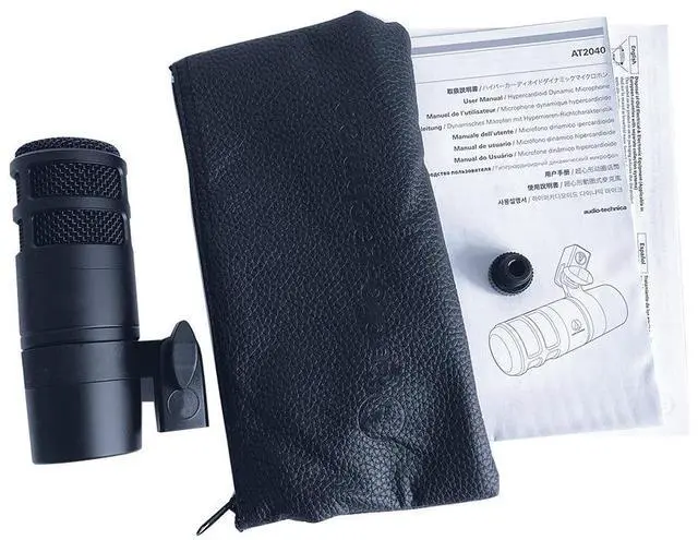 Alt view image 4 of 4 - AT2040 Dynamic Microphone Sound Card Kit Professional Audio Book Recording Equipment Voiceover Dedicated Microphone