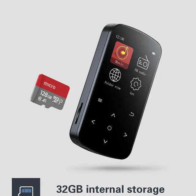 Main image of 32GB high-definition screen cross-border best-selling portable sports style MP3 music player MP4 ultra-thin student-specific
