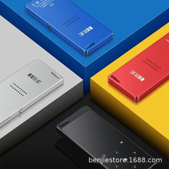 Alt view image 3 of 5 - Bluetooth external MP3/MP4 player - Student mini ultra-thin touch portable lossless playback device