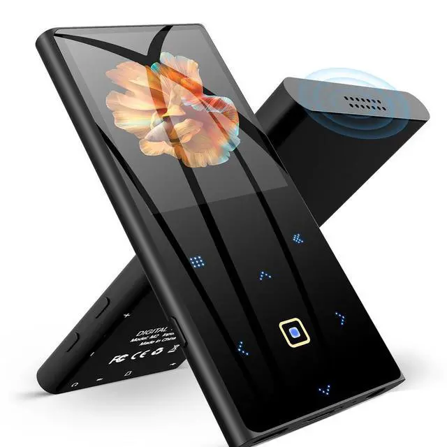 Alt view image 5 of 5 - M2 Bluetooth MP3/MP4 player for students. MP5/MP6 e-book with lyrics. English learning support. Card slot included.